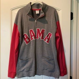 Pink Alabama Quarter Zip